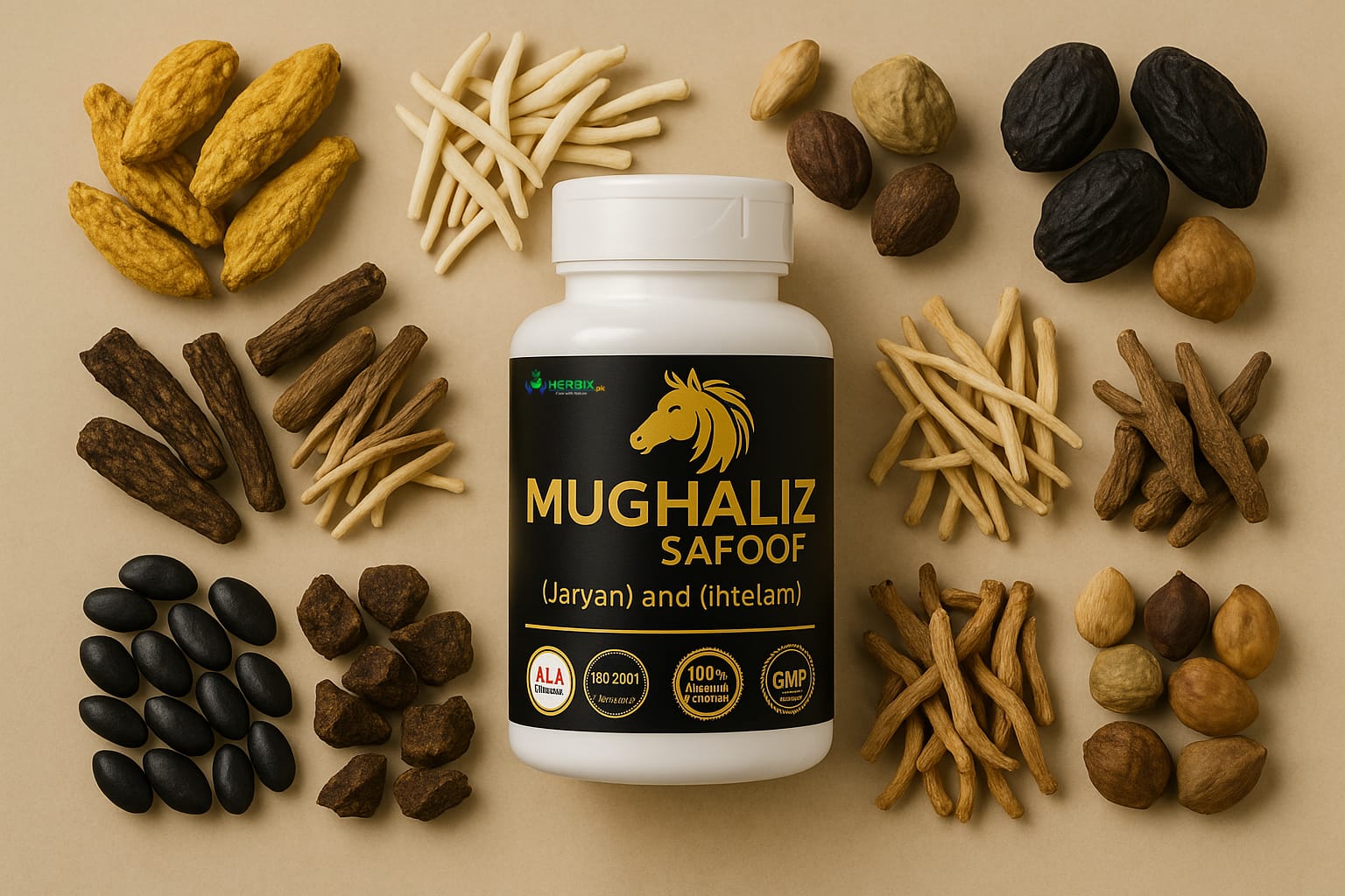 Herbix Mughaliz Safoof - For Jaryan & Nocturnal Emission - Image 3